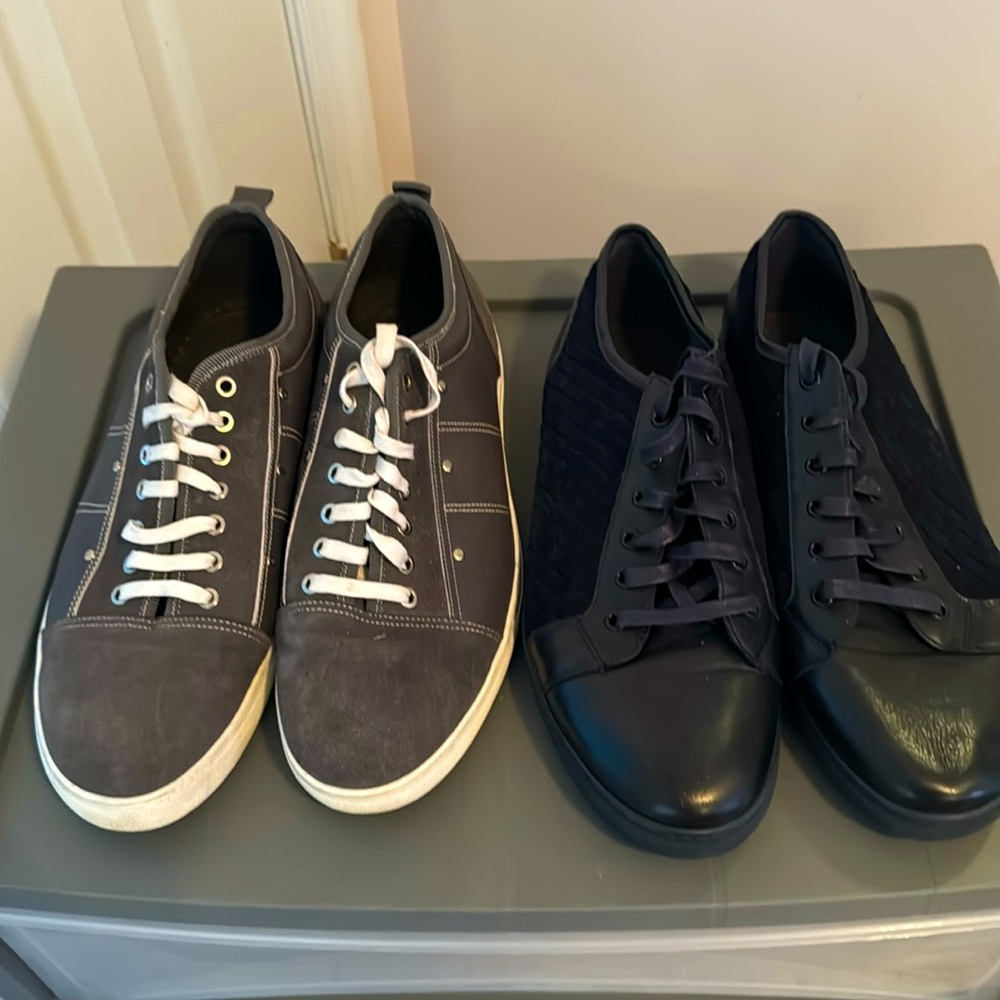 2 pairs, Men’s canvas sneakers, great condition!